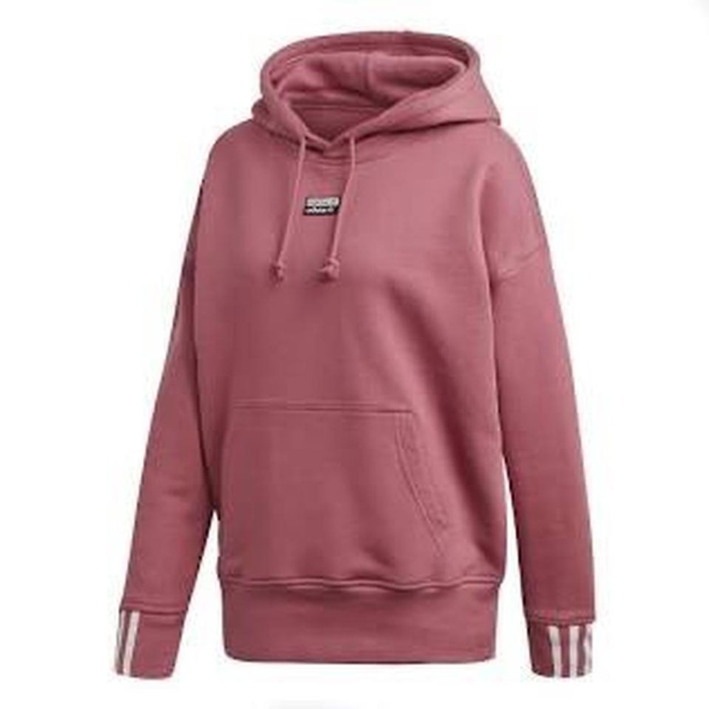 Adidas Originals Vocal Hoodie Women's Size Small‎ Sweatshirt Pink Mauve Sports